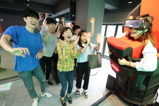 KT가 운영 중인 VR테마파트 '브라이트' KT제공